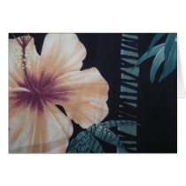 hibiscus greeting card