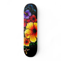 Hibiscus Heaven Skate Boards