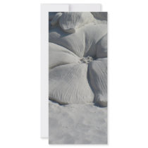 Hibiscus In sand Customized Rack Card