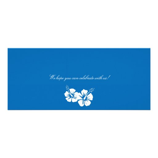 Hibiscus Jamaica Boarding Pass Wedding Announcement