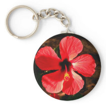 Hibiscus Key Chain