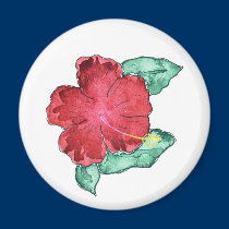 Hibiscus Magnet