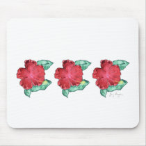 Hibiscus Mousepad by ginyhogan Hibiscus Mousepad