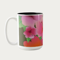 Hibiscus Mug by naturespaintbox Hibiscus Mug
