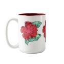 Hibiscus Mugs & Drinkware by ginyhogan Hibiscus Mugs & Drinkware