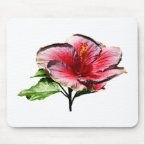 Hibiscus Night Fire mousepads by SusanSavad Hibiscus Night Fire mousepads