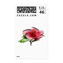 Hibiscus Night Fire postage by SusanSavad Hibiscus Night Fire postage