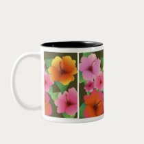 Hibiscus Panels Mug