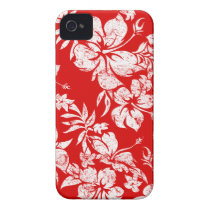 Hibiscus Pareau Hawaiian Barely There Case-mate Iphone 4 Cases