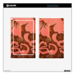 Hibiscus Peach Blossom (Vintage Aloha Print) Kindle Fire Skins