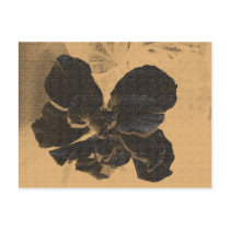 Hibiscus postcard by lessstresspress Hibiscus postcard