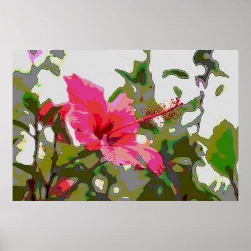 Hibiscus print