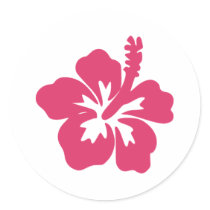 Hibiscus stickers