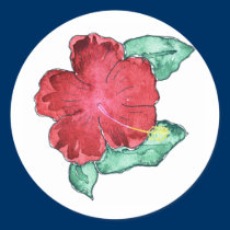 Hibiscus Sticker stickers