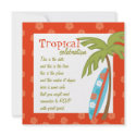 Hibiscus Surfboard invitations by trennea Hibiscus Surfboard invitations