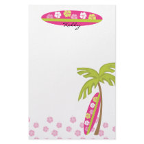Hibiscus Surfboard stationery
