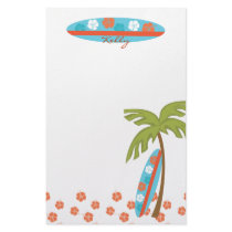 Hibiscus Surfboard stationery