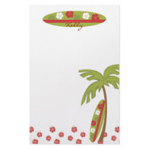 Hibiscus Surfboard stationery
