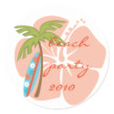 Hibiscus Surfboard stickers by trennea Hibiscus Surfboard stickers