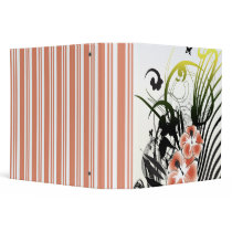 hibiscus swirl notebook binders by dooni_notebooks hibiscus swirl notebook binders