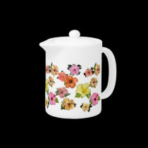 Hibiscus teapots