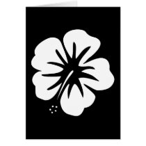 Hibiscus Template Greeting Card