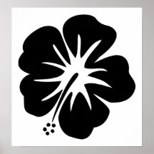 Hibiscus Template Poster