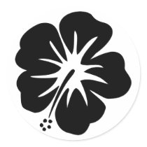 Hibiscus Template stickers
