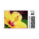 Hibiscus Thank You Postage postage