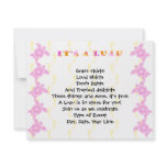 Hibiscus Turtle Luau Party Invitation