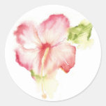 Hibiscus Watercolor Sticker stickers