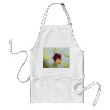 Hibiscus Yellow w Red center Aprons