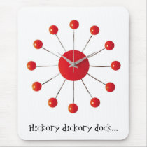 Hickory dickory dock... mousepads by feebsquared Hickory dickory dock... mousepads