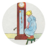 Hickory, dickory, dock! The mouse ran up the clock stickers