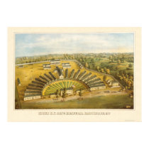 Hicks Hospital in Baltimore. MD 1864 posters