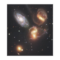Hickson Compact Group 92 Stephan's Quintet Gallery Wrap Canvas