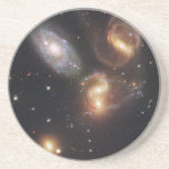 Hickson Compact Group 92 Stephan's Quintet Drink Coaster