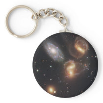Hickson Compact Group 92 Stephan's Quintet Key Chains