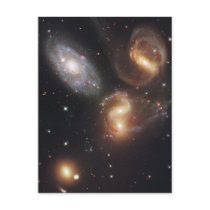 Hickson Compact Group 92 Stephan's Quintet Postcard