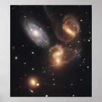 Hickson Compact Group 92 Stephan's Quintet Posters