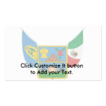 Hidalgo, Mexico flag Business Card Template