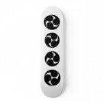 Hidari mitsudomoe, Japan Custom Skateboard