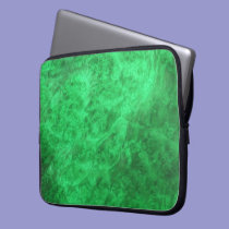 Hidden Canines/Emerald Walnut Burl Laptop Sleeve laptop sleeves