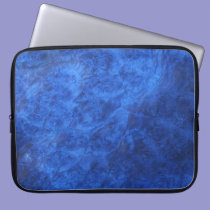 Hidden Canines in Blue Walnut Burl Laptop Sleeve laptop sleeves