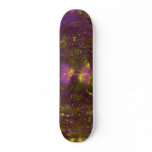 "Hidden Monsters" Fractal Art Skateboard