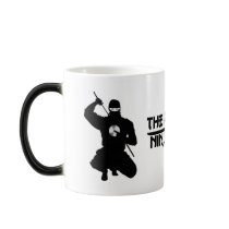 After hot liquid is poured in, our ninja appears. Hidden Ninja Mug