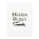 Hidden Object Geek Postcards