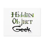 Hidden Object Geek Post Cards