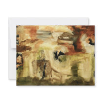 Hidden Places From Original Art Painting invitations