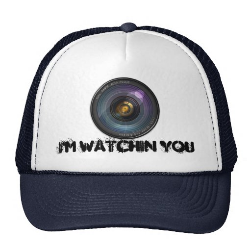 Hidden secret camera lens trucker hat Zazzle